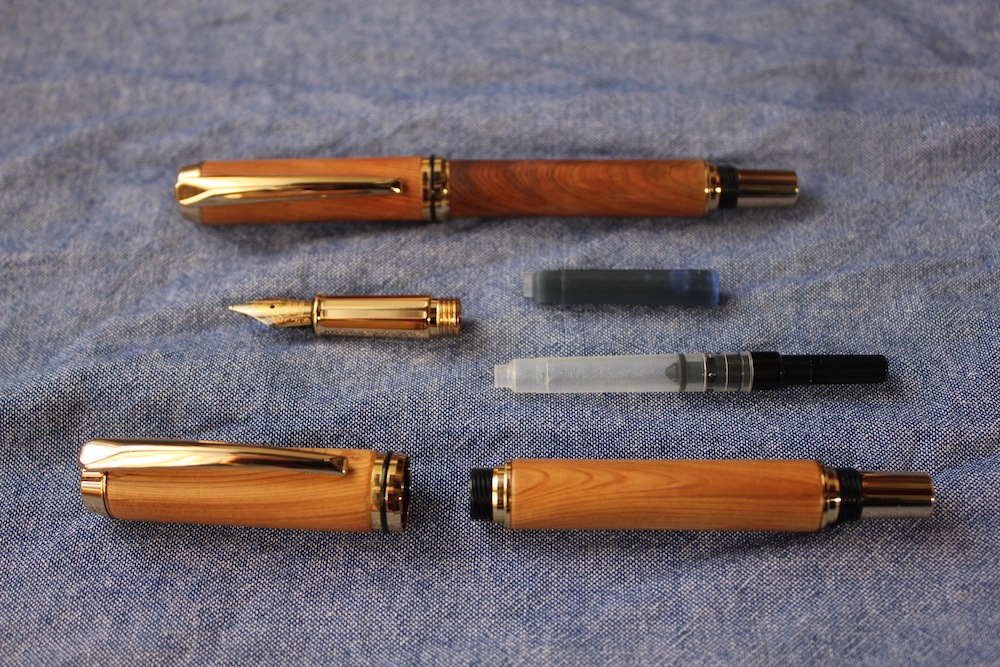 日光杉並木「手作り万年筆」 ：銘『長命四百年』≪送料無料≫ | とちぎ