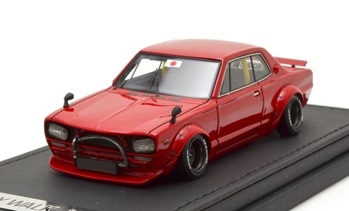 イグニッションモデル 1/43 LB-WORKS ハコスカ 2ドア レッド | すべて
