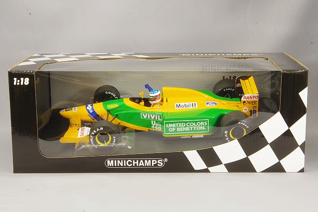 ミニチャンプス 1/18 ベネトン フォード B192 1992 F1 ベルギーGP