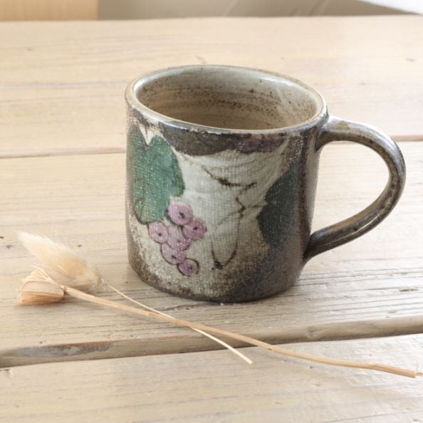 益子焼｜▽シリーズ,布目ぶどう | 益子焼 通販【益子焼窯元よこやま】