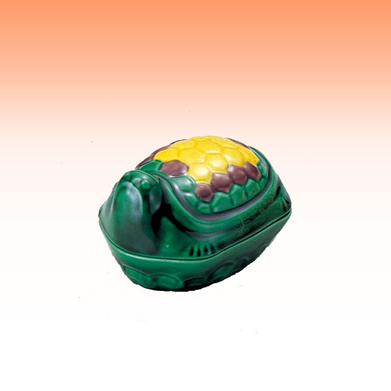 香合 三彩 亀 横石嘉助作 (桐箱) | 香合,香合（陶器） | |茶道具通販