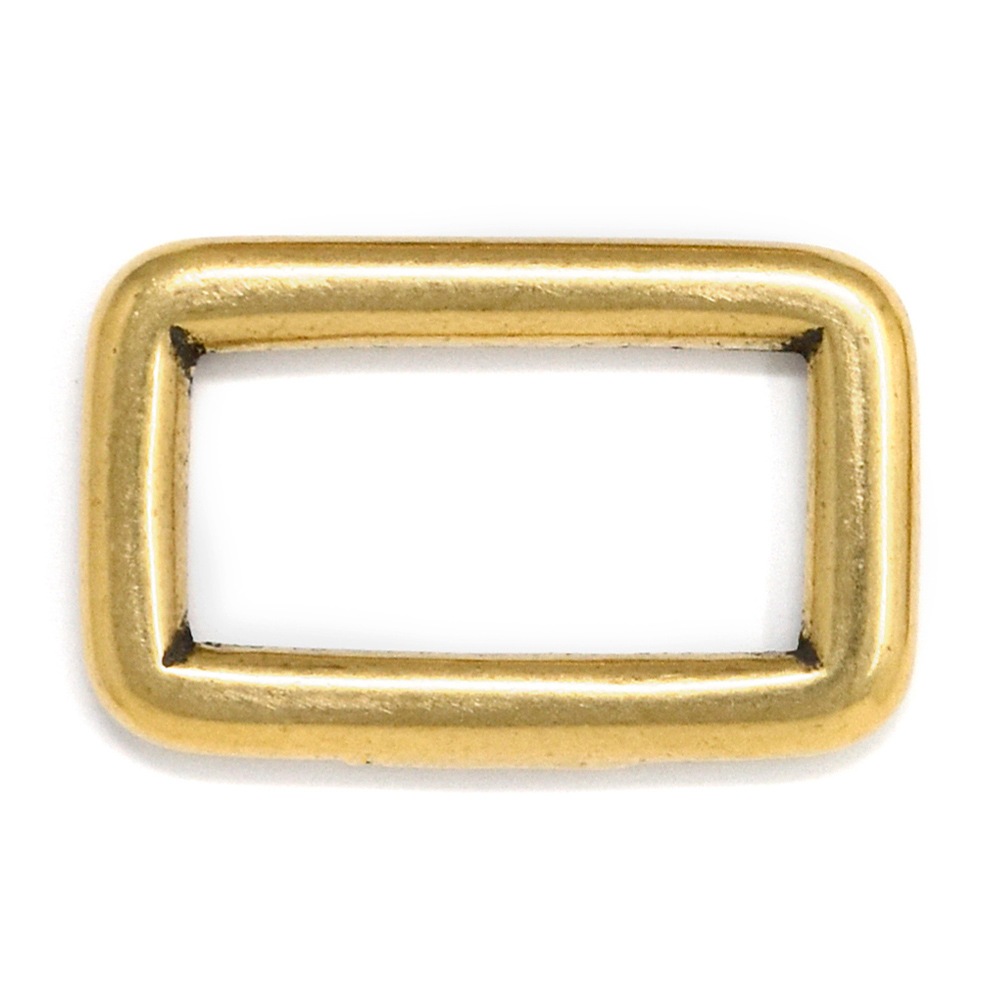 M717～721 / No.220 真鍮角カン 18～38mm / 真鍮無垢 〈2個〉:がまぐち