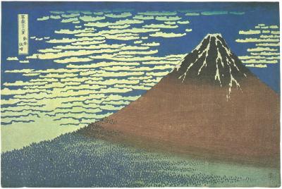 浮世絵 冨嶽三十六景 凱風快晴 | 名品複製 | 東京国立博物館