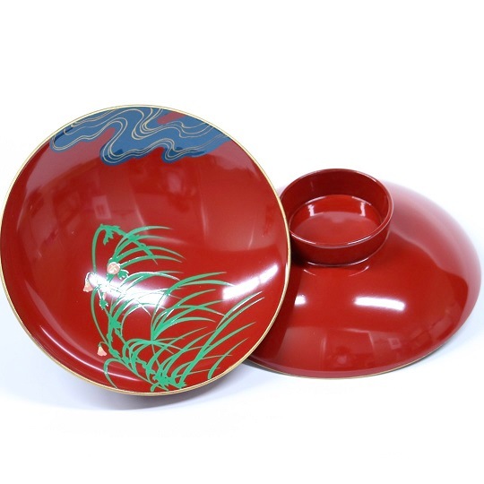 会津塗 盃 夏秋草図屏風 | インテリア | 東京国立博物館ミュージアム