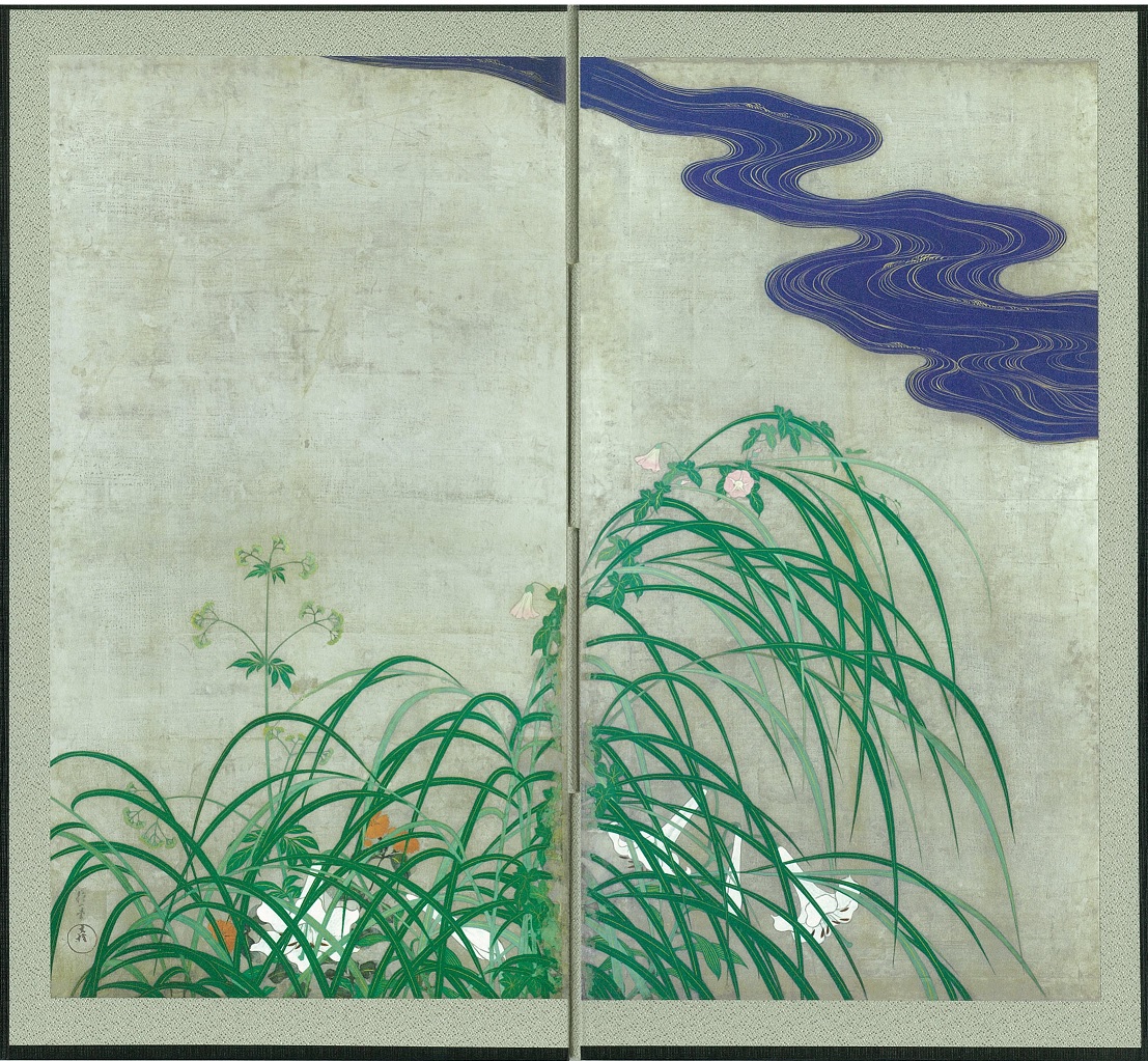 両面屏風 風神雷神図屏風 夏秋草図屏風 | ミニチュア屏風・絵巻 | 東京