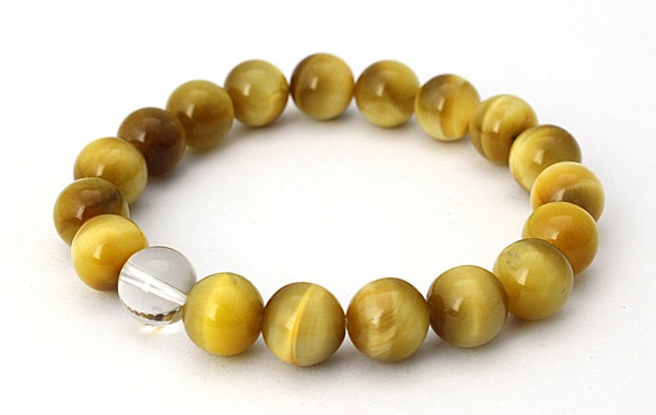 金運ブレスレット】ゴールデンタイガーアイ+水晶 | 商品一覧 | 下