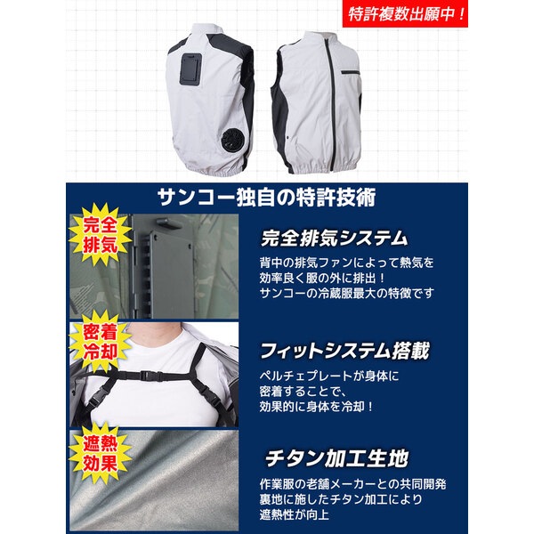 お取り寄せ】【ロット=12】サンコー THANKO 圧倒的に冷える「冷蔵服4