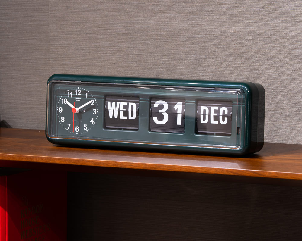 TWEMCO | Calender Clock BQ-38 Limited D.Green トゥエンコBQ-38 別注