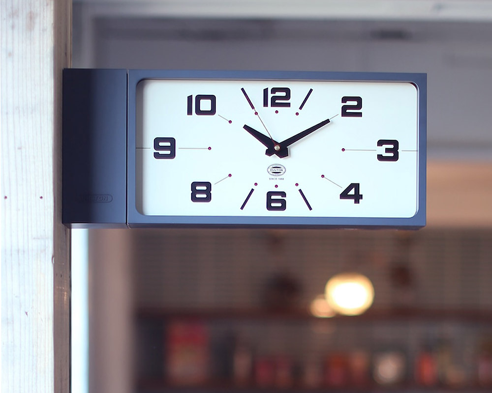 DULTON/ダルトン｜ダブルフェイスクロック レクタングル / DOUBLE FACE