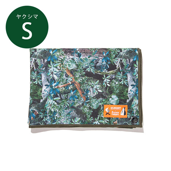 防水グランドシート Mサイズ (ヤクシマ フォレストラ カモ
