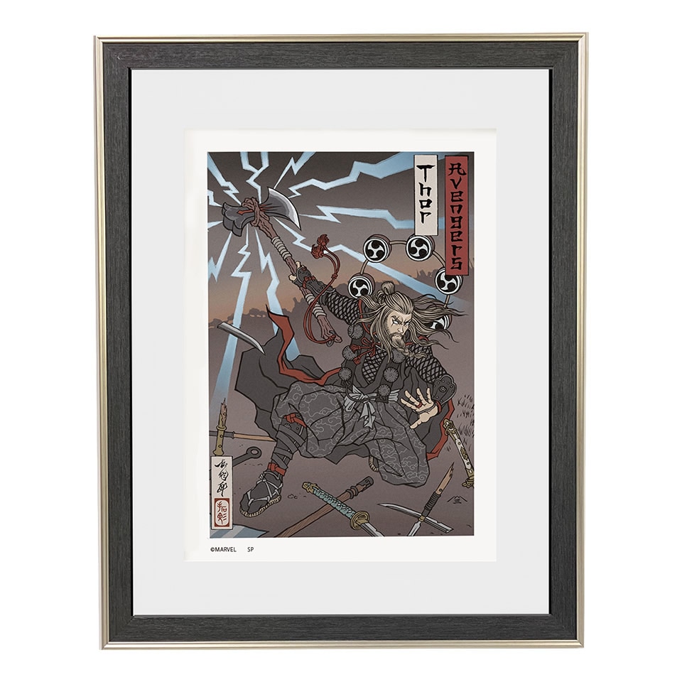 アベンジャーズ 浮世絵ジークレー版画「マイティ・ソー」｜浮世絵工房