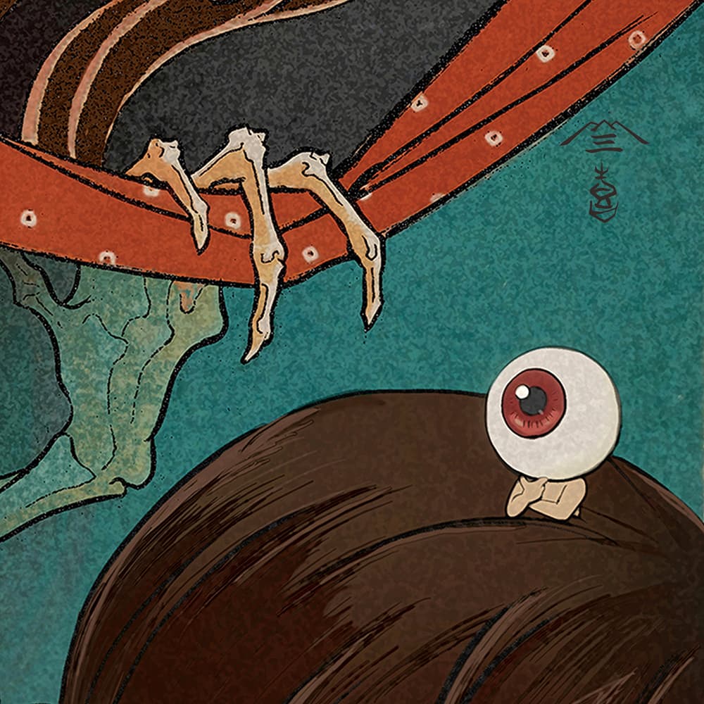 ゲゲゲ浮世絵「妖怪百物語 こはだ小平二 知己朋友」｜ゲゲゲの鬼太郎