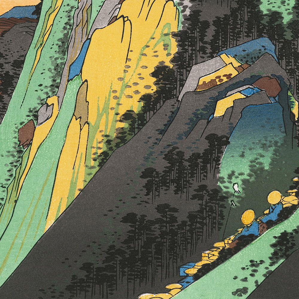 歌川広重「東海道五十三次 箱根 湖水図」浮世絵木版画｜浮世絵工房