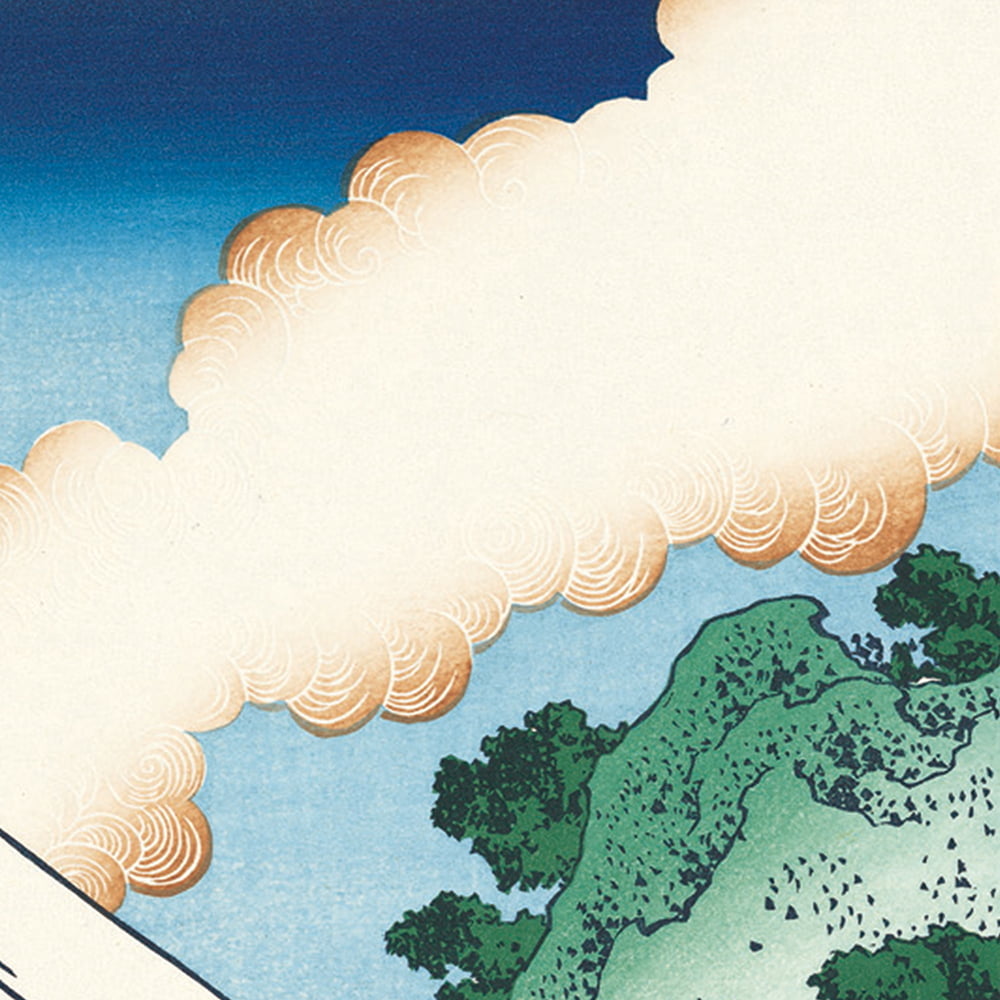 葛飾北斎「富嶽三十六景 遠江山中」浮世絵木版画｜浮世絵工房