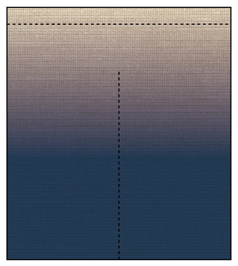 麻風のれん AS75212 【グラデーション紺】 | のれん【 のぼりのウモガ