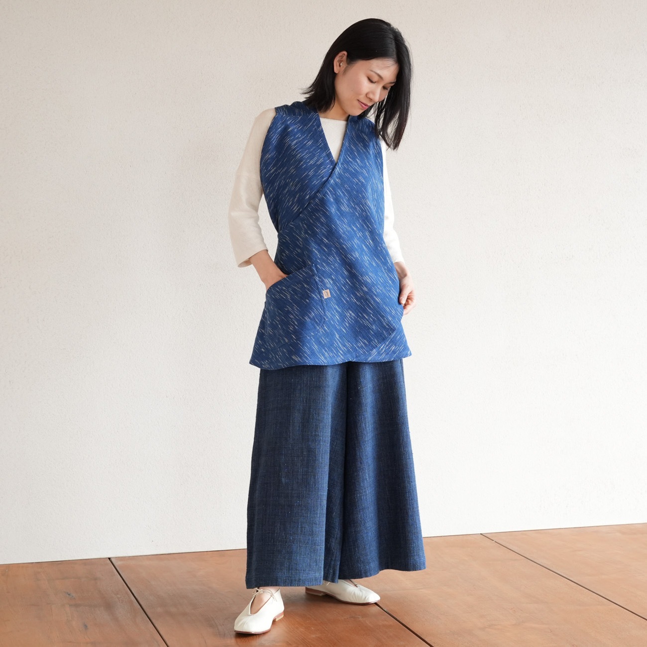 三日月エプロンsizeF | すべての商品 | Usaatoオンラインショップ