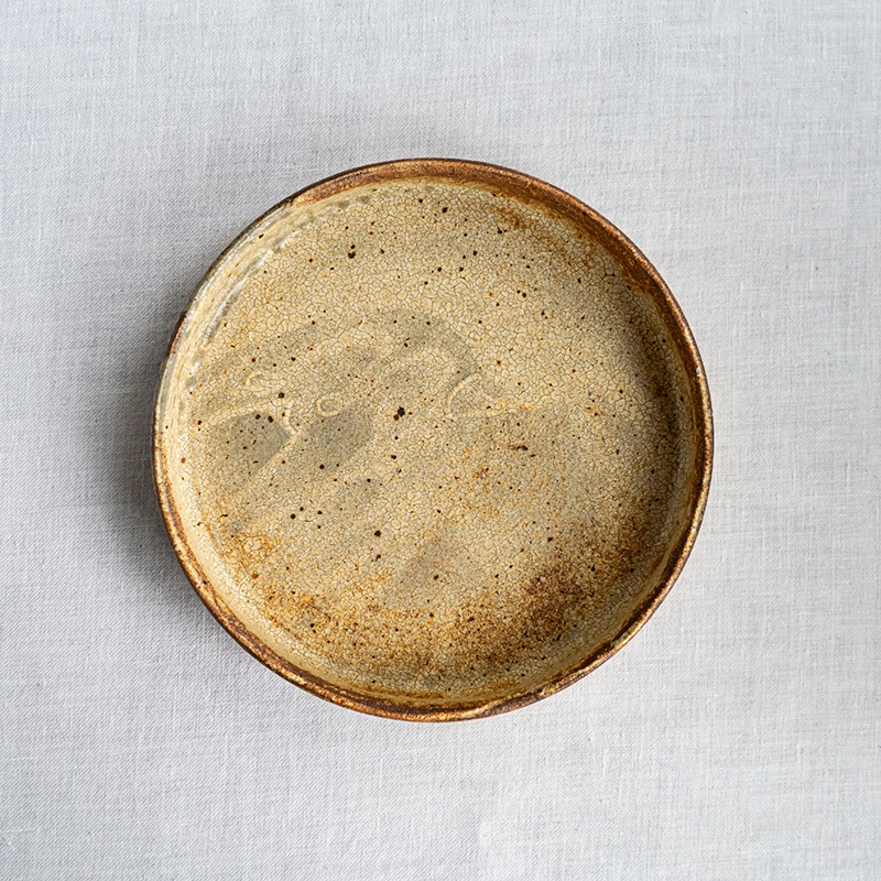 ヒビ粉引き平皿6寸 馬渡新平 | 作家から選ぶ,馬渡新平 | 【公式通販