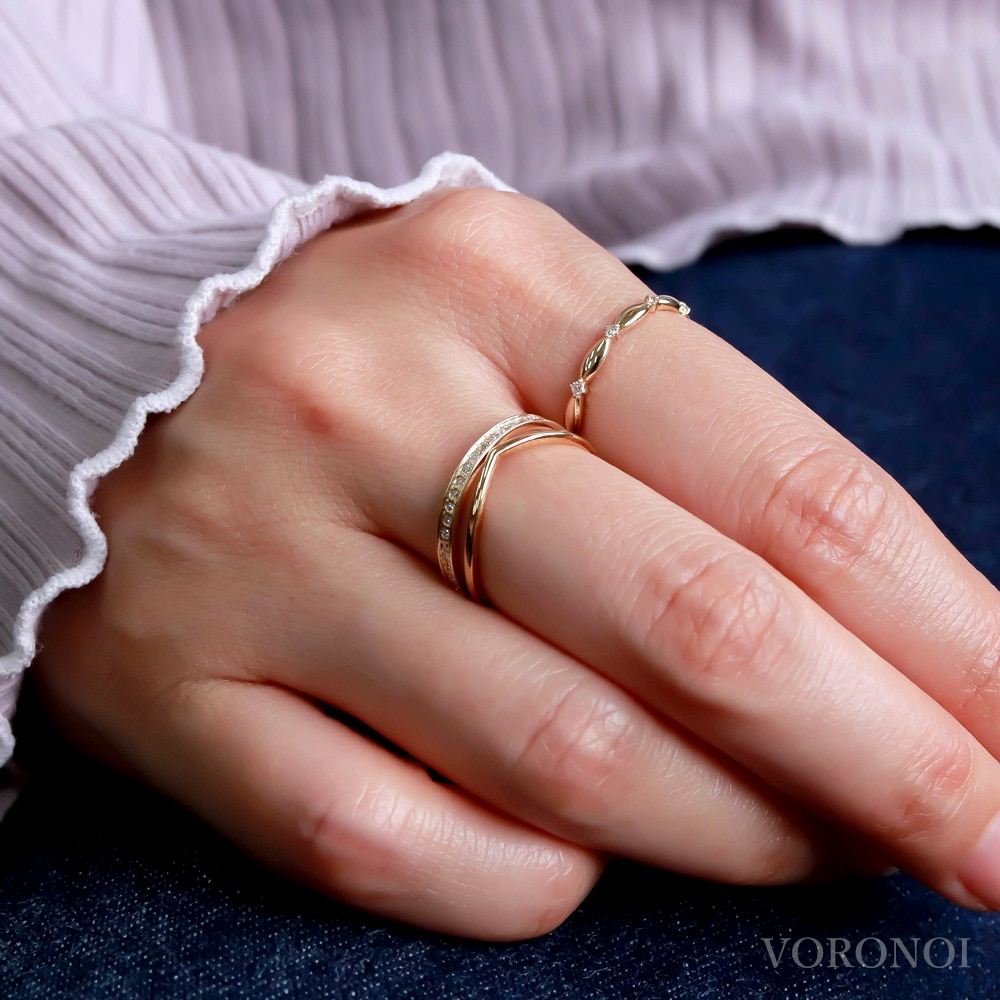 重ね付けリング「レディ」 K10