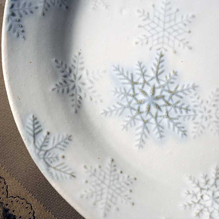 益子焼 SSDDシリーズ 雪のお皿【スノーホワイト】わかさま陶芸 中皿