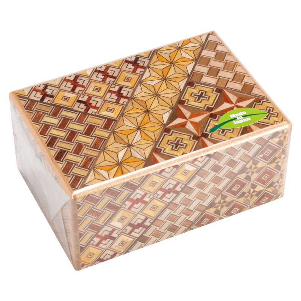 寄木細工 Yosegi-zaiku 秘密箱 4寸7回仕掛け 箱根伝統工芸品