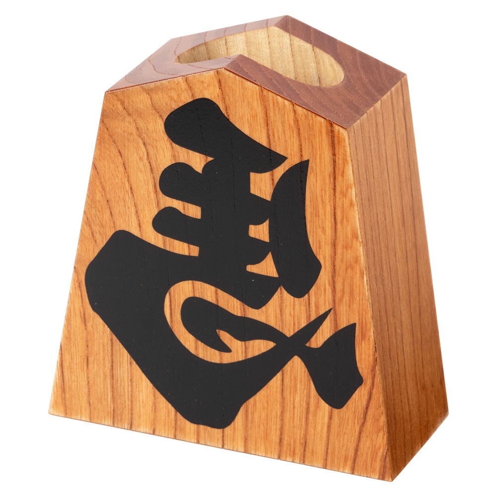 天童将棋駒 ペン立て 左馬 栓の木 縁起物ギフトにも 開運招福 商売繁盛