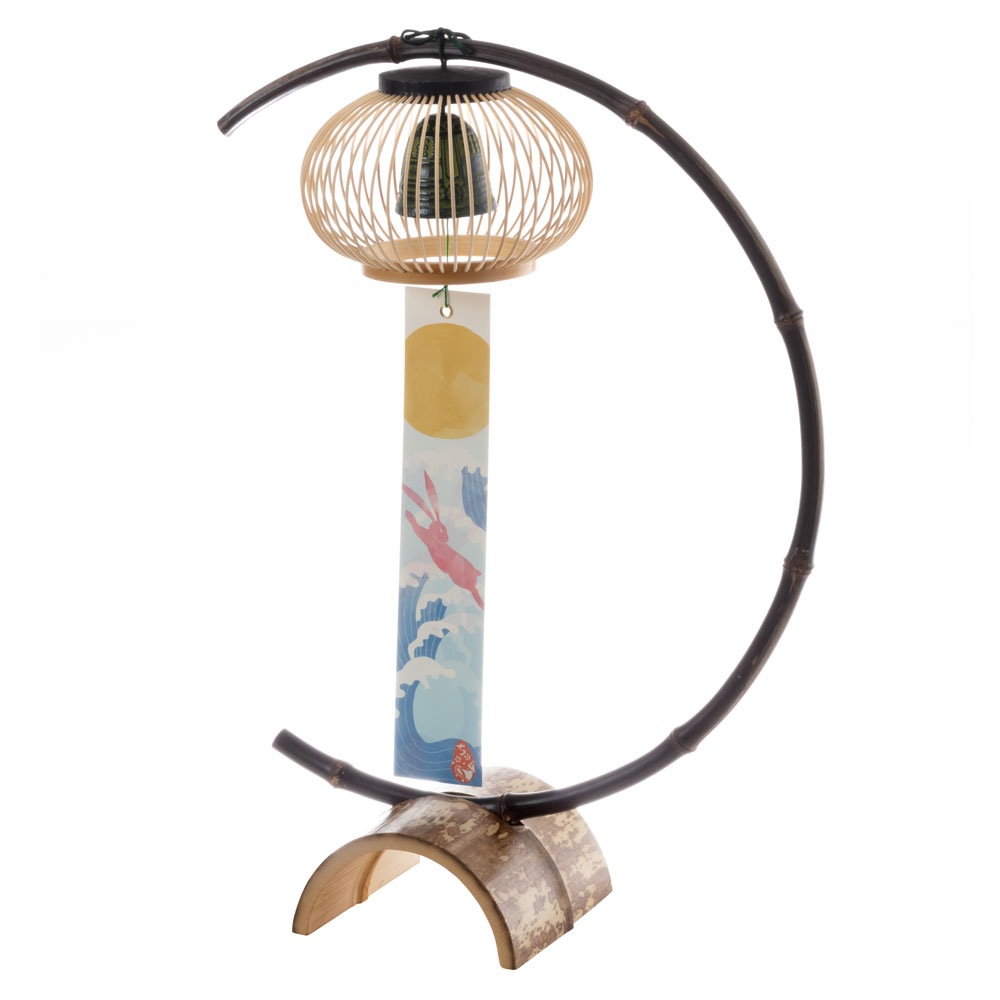 駿河竹千筋細工 置き風鈴（清風） 静岡県伝統工芸品 杉山雅泰 作 職人