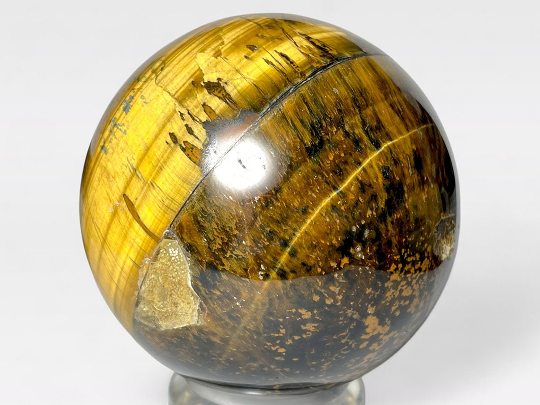 タイガーアイ(虎目石) 88mm 丸玉