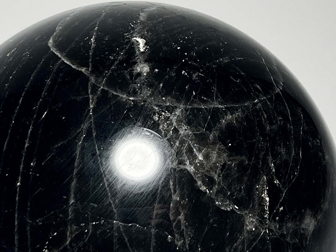 モリオン(黒水晶) 105mm丸玉