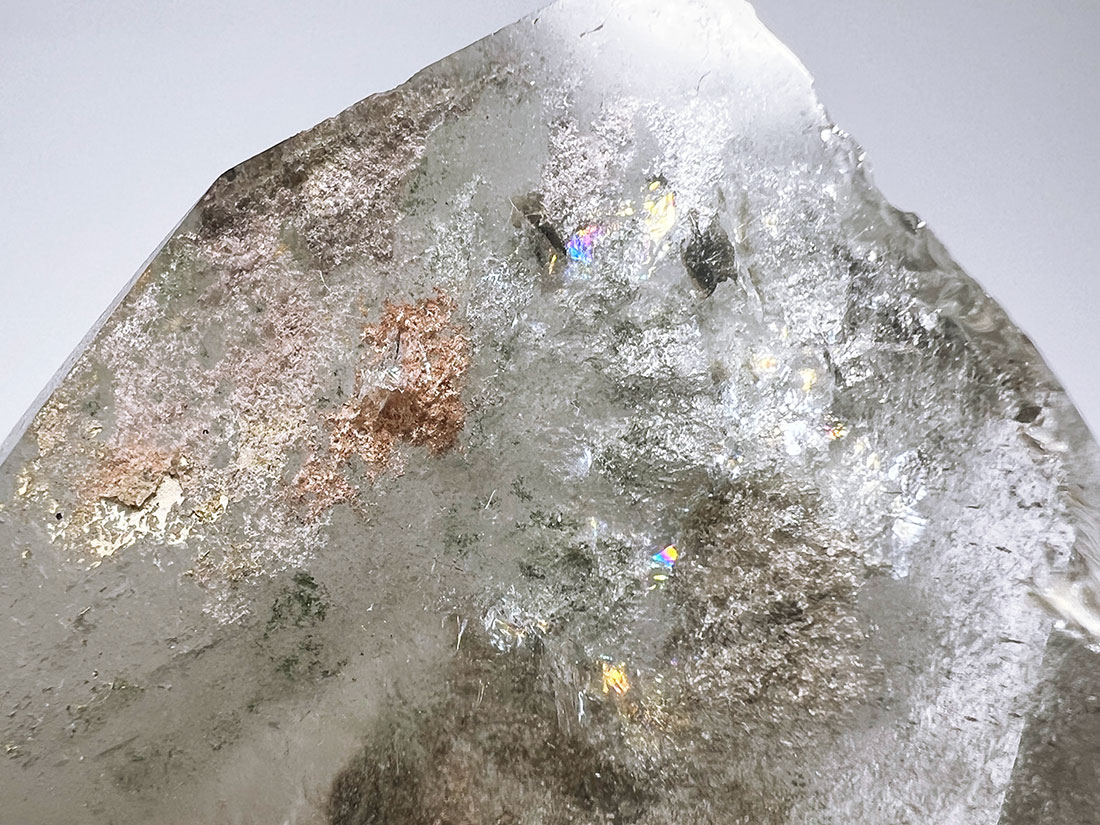 ガーデンクォーツポイント ポリッシュ ( 庭園水晶 )/ Garden Quartz