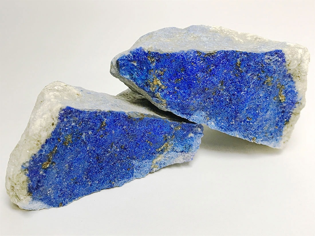 アフガニスタン産ラピスラズリ ラフ ペア / Lapis Lazuli