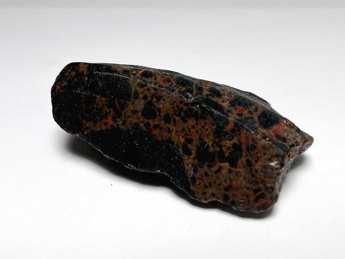 北海道白滝村(旧)産 黒曜石(花十勝/紅十勝石)