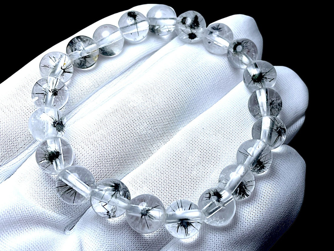 アクチノライトインクォーツ 8mmブレスレット