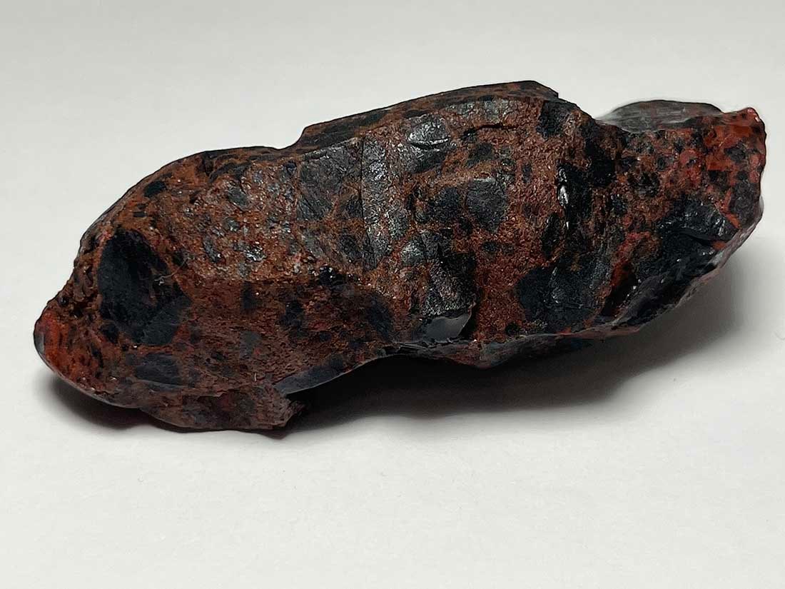 北海道白滝村(旧)産 黒曜石(花十勝/紅十勝石)