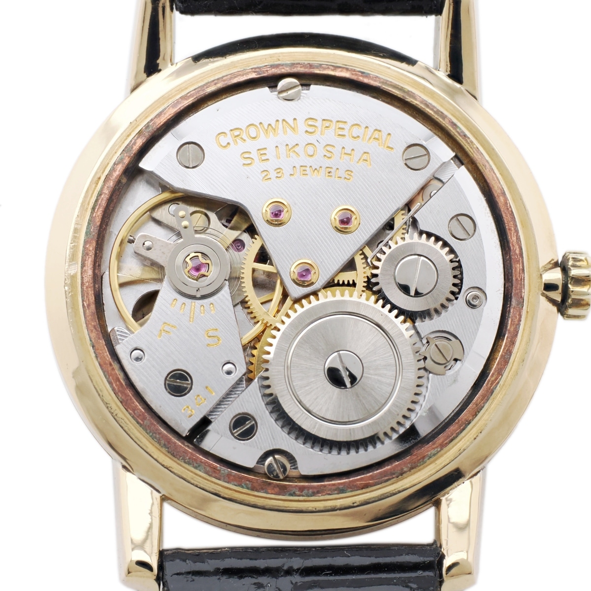 セイコー クラウンスペシャル 18金無垢 Ref.70198 Cal.341 23石 手巻 OH済