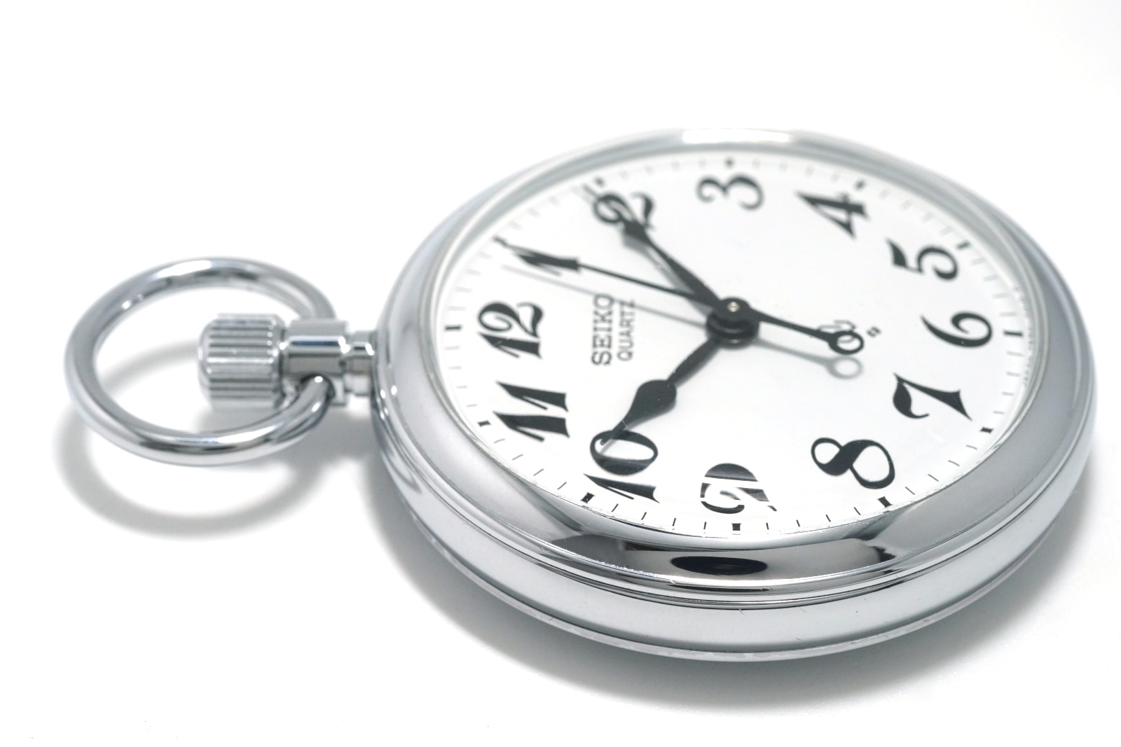 セイコー クオーツ 懐中時計 7550-0010 名古屋駅 武豊線開業100周年