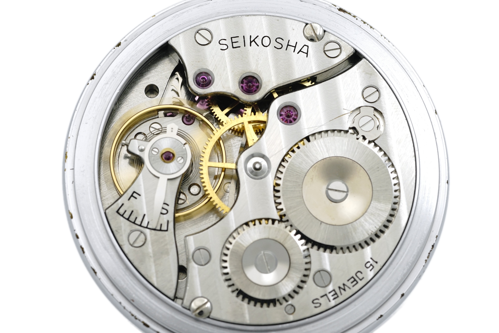 セイコー プレシジョン 懐中時計 鉄道時計 国鉄関西 青針 セコンド