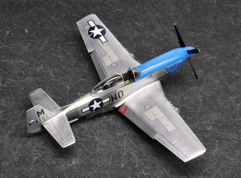 1/48ノースアメリカン P-51D マスタング 完成品｜艦船模型の販売する