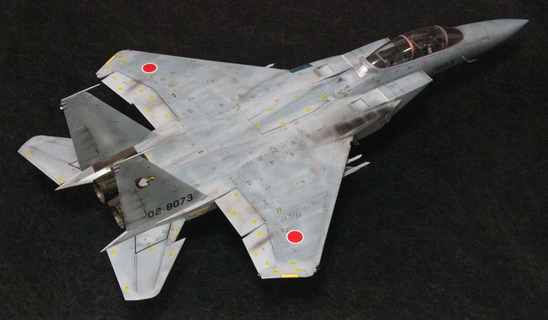 1/48 F-15DJ イーグル 航空自衛隊 ピットロード製品完成品｜艦船模型の