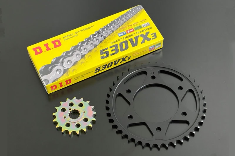 530コンバートキット】Z系 STD スプロケット＆110Lゴールドチェーン