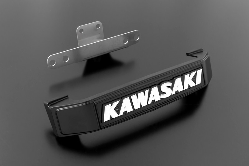 BIGステムエンブレム＆ステーセット KAWASAKI大文字 ブラック Z900RS