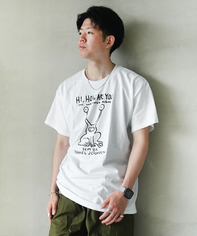 040036] DANIEL JOHNSTON (ダニエル・ジョンストン) S/S TEE HI HOW