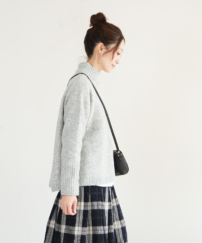 SALE 30%OFF】[551119]mao made(マオメイド)ヤクフィールハイネックA