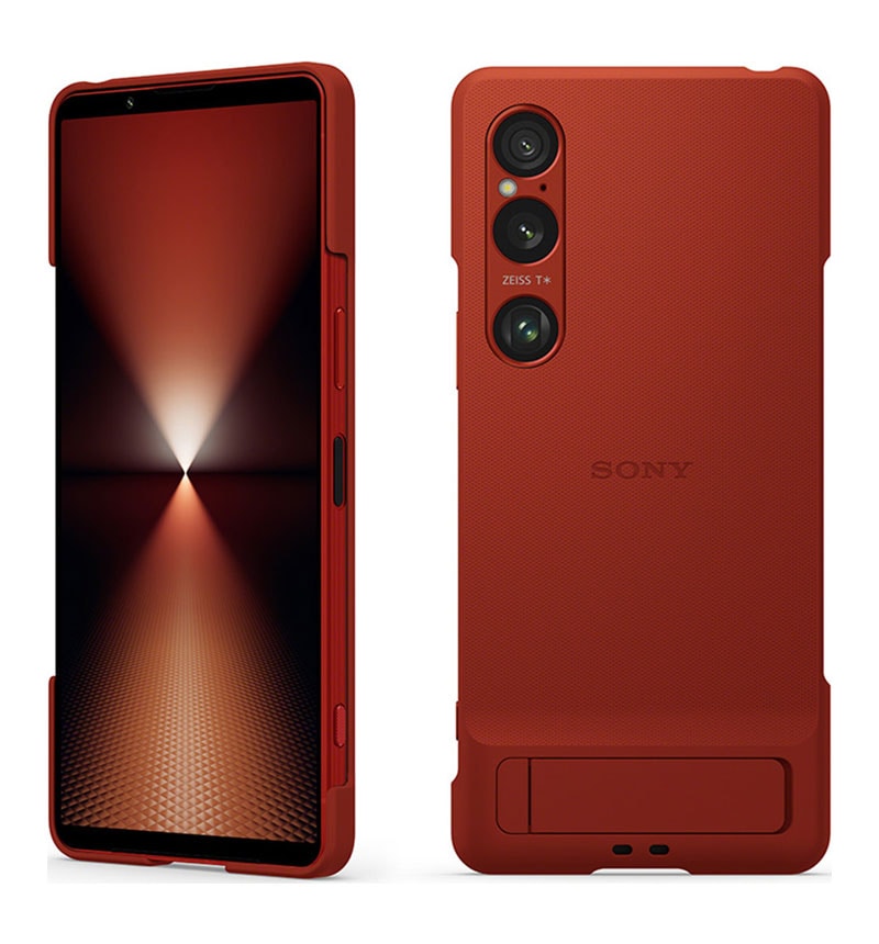 ソニー純正 Xperia 1 VI Style Cover with Stand Scarlet スカーレット