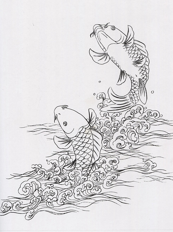 魚 工筆中国画 独学版 無師自通 中国絵画技法書 中国語書籍/鱼