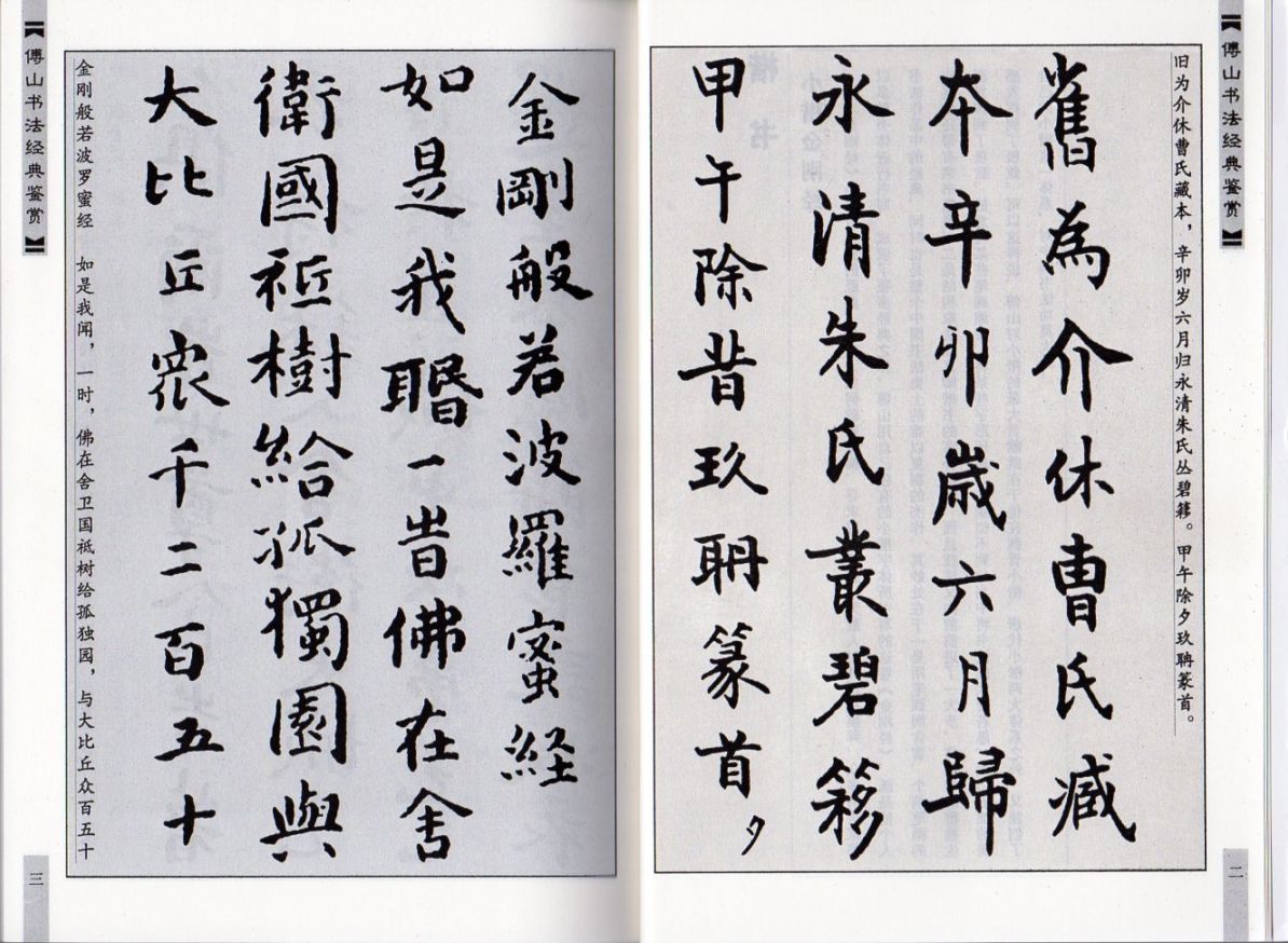 傅山 書道経典鑑賞 中国歴代名家書道鑑賞 中国語書道/傅山 书法