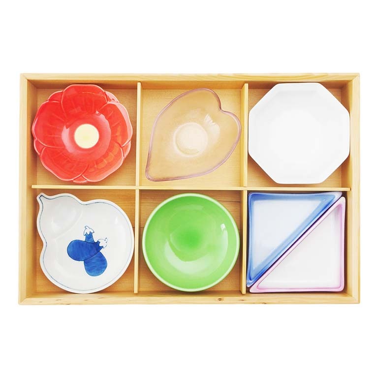 松花堂 六つ仕切り 箱・蓋付(木製) - すべての商品 - 食器 HatsuZan