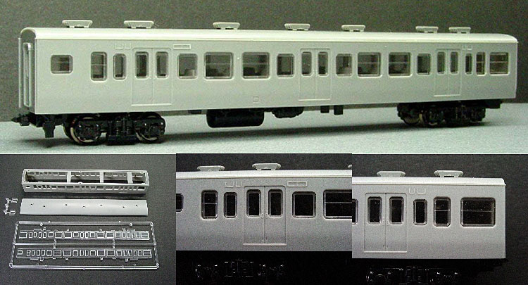 N) 2110 国鉄(JR) 115系 直流近郊形電車 サハ115形 車体キット 2両