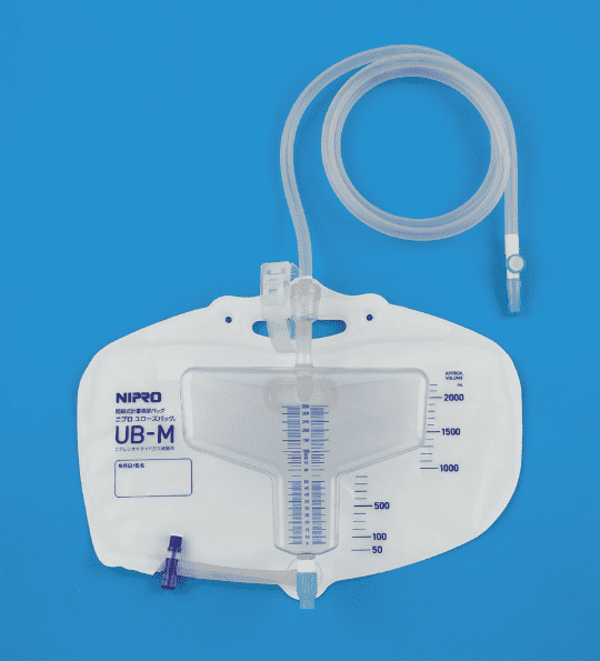 閉鎖式計量導尿バッグ（ニプロ ユローズバッグ UB-M）｜ヤガミホーム