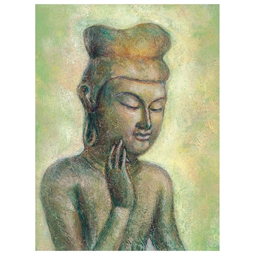 新作】はせくらみゆき セイクリッドアート「弥勒のほほ笑み」