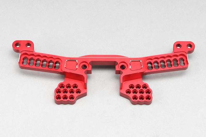 Y2-018AR2R YD-2シリーズ用 アルミ製 リヤ ショックタワー(レッド